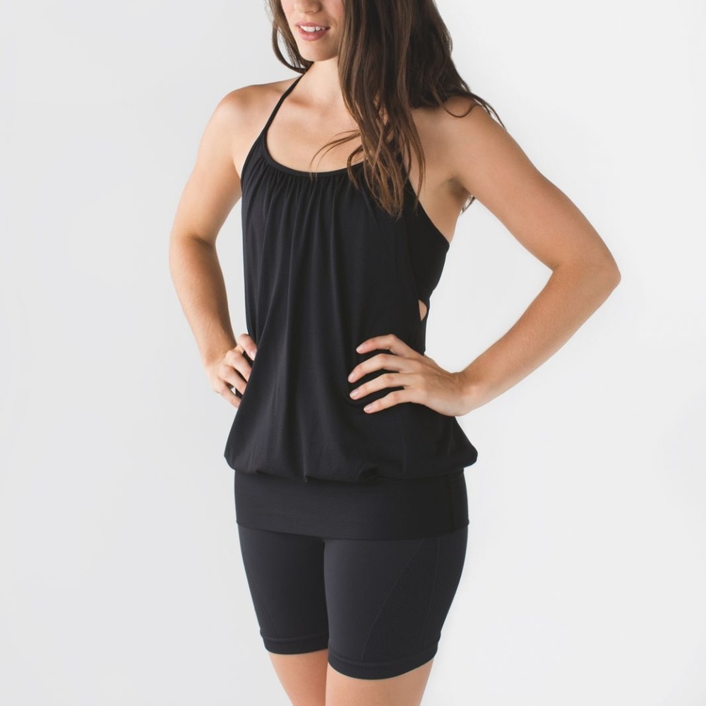 Lululemon Black No Limits Tank Sz 6